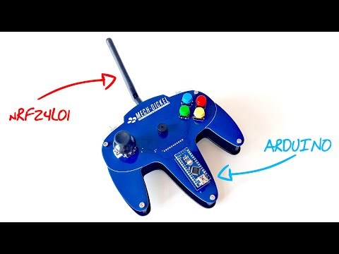 N64-inspired robot controller with Arduino and nRF24L01