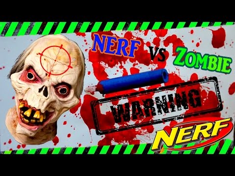 NERF TARGET (DIY) Nerf Zombie Target - Reactive Target