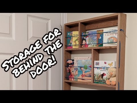 Narrow Bookshelf for Small Spaces - DIY