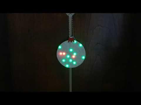 Neopixel LED Ring Ornament Demo