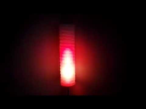 Neopixel addressable LEDs fire effect with IKEA lamp