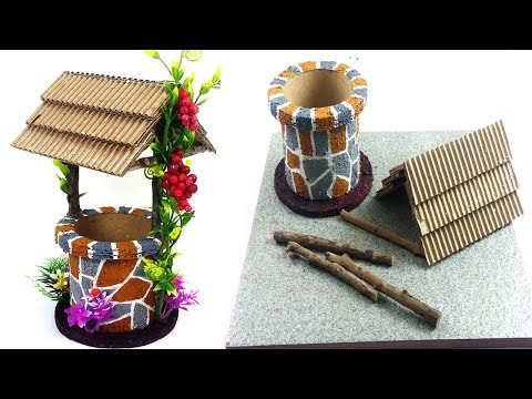 New! Best Out of Waste DIY Home Decoration Craft - DIY Well Making Craft - Craft Ideas