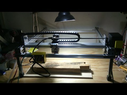 New  DIY Laser burner CNC with 445nm 2.5w laser