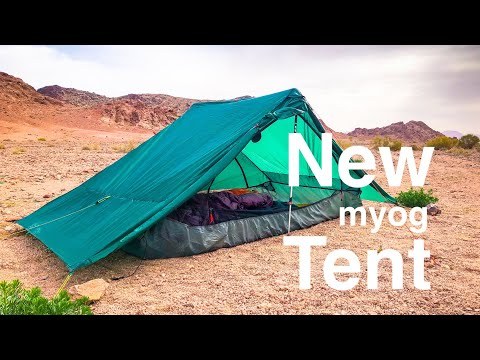 New Tent Finished! MYOG Ultralight 2 person duplex style 34.5oz