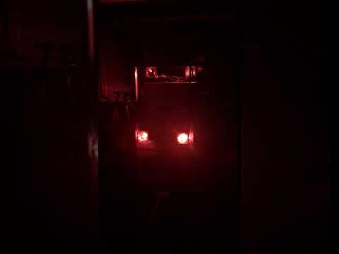 Night test of the firetruck