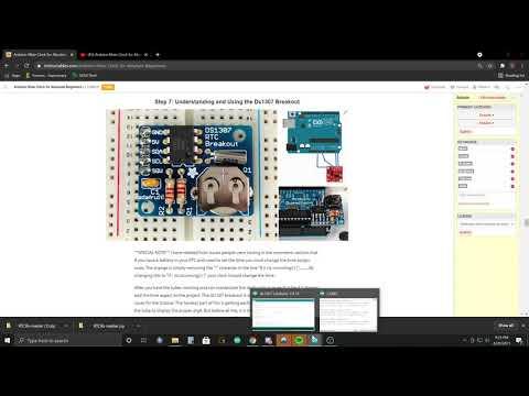 Nixie Clock with Arduino (Step 7, Understanding your DS1307 Chip)