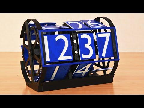 Non-Split Flap Digital Clock - Skeleton Version