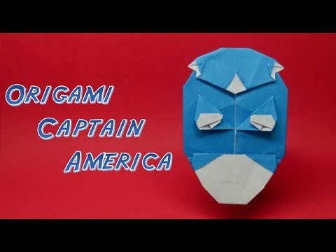 ORIGAMI CAPTAIN AMERICA (MARVEL COMICS) - KYLE HARRINGTON