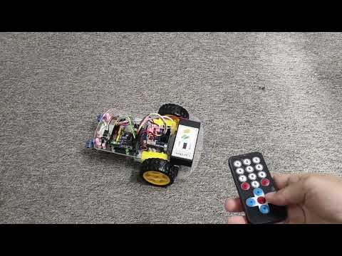 OSOYOO 2WD Robot Car Starter Kit Lesson 2 IR Control &mdash; Test