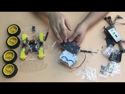 OSOYOO V2.1 Robot Car for Arduino Lesson 1 : Basic robot car assembly