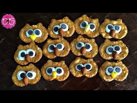 OWL PRETZELS Easy &amp;amp; Fun Party Snacks!