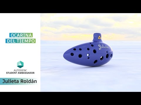 Ocarina del Tiempo en Autodesk Fusion 360