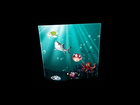 Ocean theme nightlight clock/timer (programable)