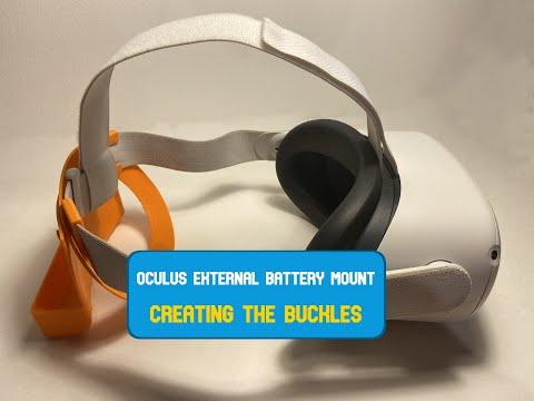 Oculus External Battery Mount: Creating the Buckles