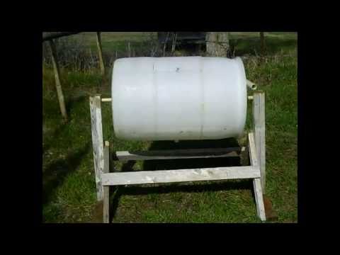 Off Grid Tumbling Composter or Washing Machine