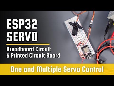 One and Multiple Servo Motor Control with ESP32 Development Board