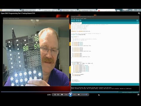 Open DSKY Programming Part 3 Testing Maxim7219