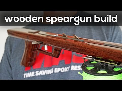 Open Track Wooden Speargun | How To Build a Spearfishing Gun | Woodworking