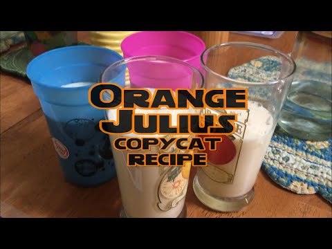 Orange Julius SPOT ON copycat recipe