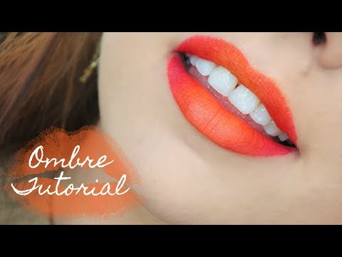 Orange Ombre Lip | Danielle Scott