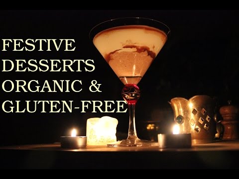 Organic cider syllabub recipe, raw and gluten-free. Dessert sans-gluten bio.