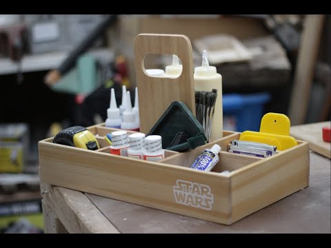 Organization Tips | Making a Glue Caddy