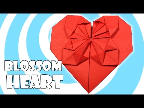 Origami Blossom Heart Tutorial