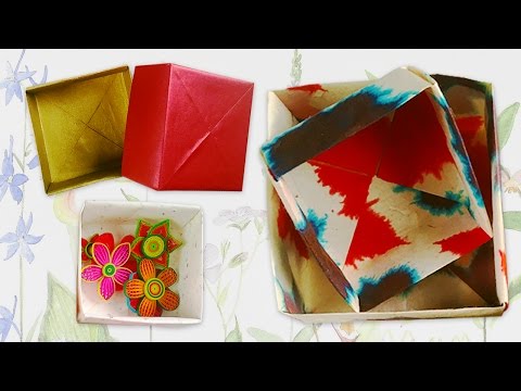 Origami Box | DIY Valentine's Day Gift Ideas For Him + Her