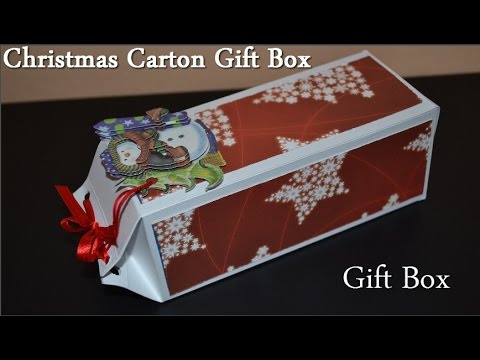 Origami Christmas Gift Box - Tutorial