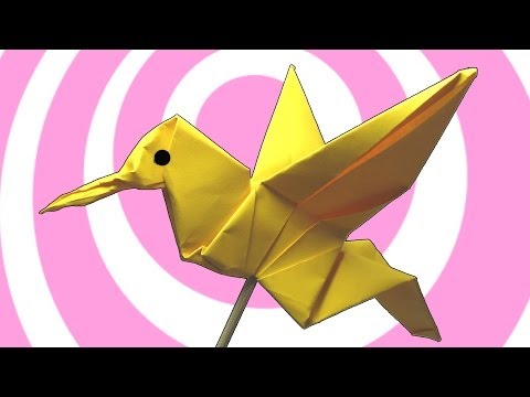 Origami Colibri Hummingbird Instructions