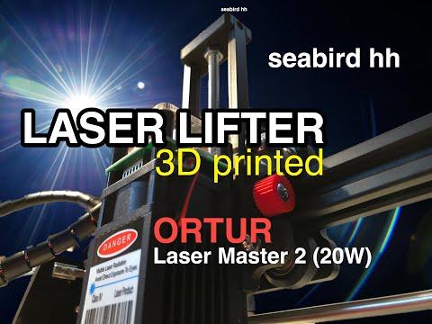 Ortur Laser Master 2 (20W) - Laser Lifter - 3D Printed