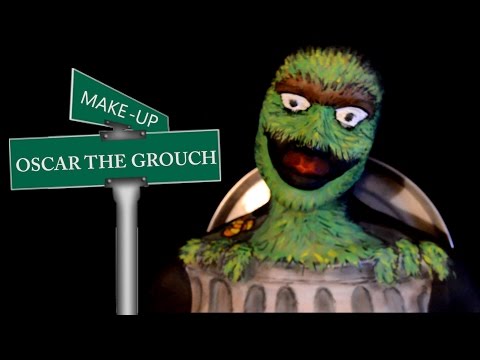 Oscar the Grouch Makeup from Sesame Street