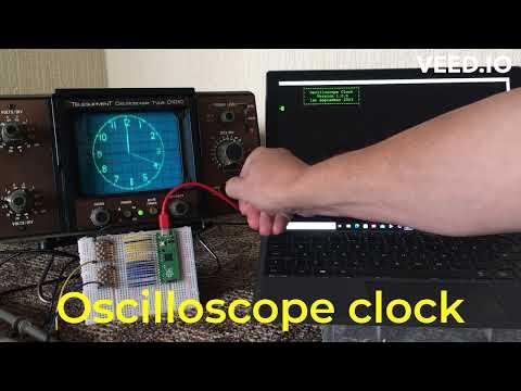 Oscilloscope Clock