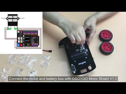 Osoyoo Model-3 V2.0 Robot Car Lesson 1: Basic robot car assembly