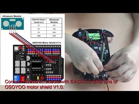 Osoyoo Model-3 V2.0 Robot Car Lesson 4: Don&rsquo;t Touch Me