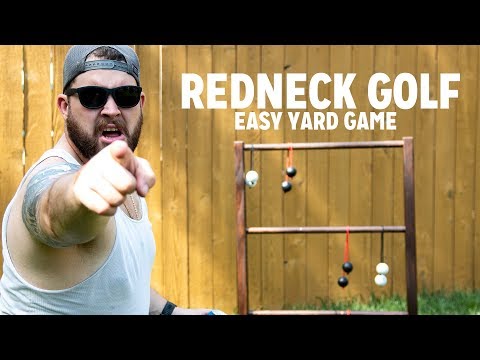 Outdoor Games - Redneck Golf DIY Build