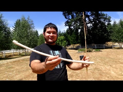 Overview - How to Make a Primitive Survival Atlatl and Dart with Found Materials and Stone Tools