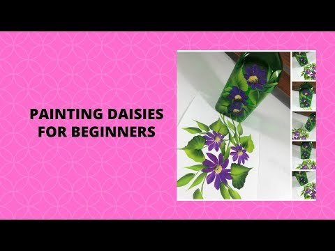 PAINTING DAISIES FOR BEGINNERS | Easy Daisy Painting Tutorial | Aressa1 | 2020