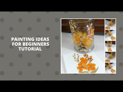 PAINTING IDEAS FOR BEGINNERS TUTORIAL | Beginner Painting Tutorial | Aressa1 | 2020