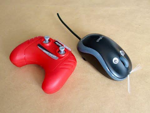 PC Mouse Becomes a Remote-Controlled Toy (RC MouseBot)