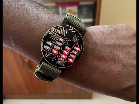 PCB Binary Watch