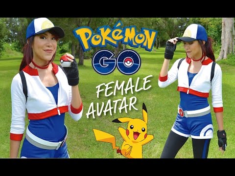 POKEMON GO FEMALE TRAINER/ AVATAR! [ Halloween Pokemon Costume- Cosplay]