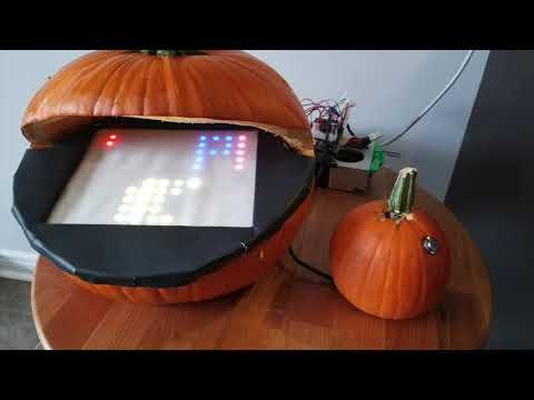 Pac Man Pumpkin Show-off