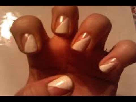 Paint your Nails Half and Half!!