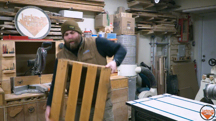 Pallet Wood Power Carved Picture Frame 2 GIF.gif