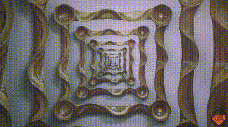 Pallet Wood Power Carved Picture Frame 30 GIF.gif