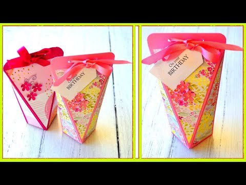 Paper Craft #WithMe | How to make Candy Box | Giulia's Art