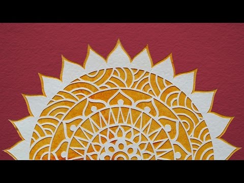 Paper Cutting Art: How To Cut Shapes | Mandala Art