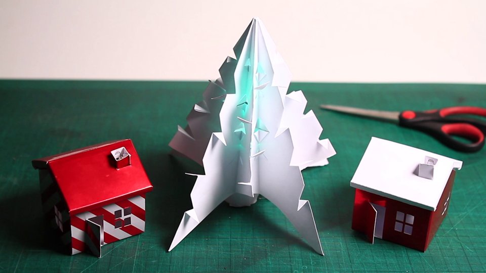 Paper Electronics: Glowing House Hack