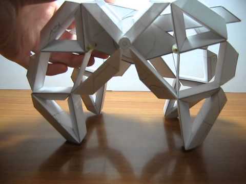 Paper Motorized Walking Machine &amp;quot;Sculpture&amp;quot; 2